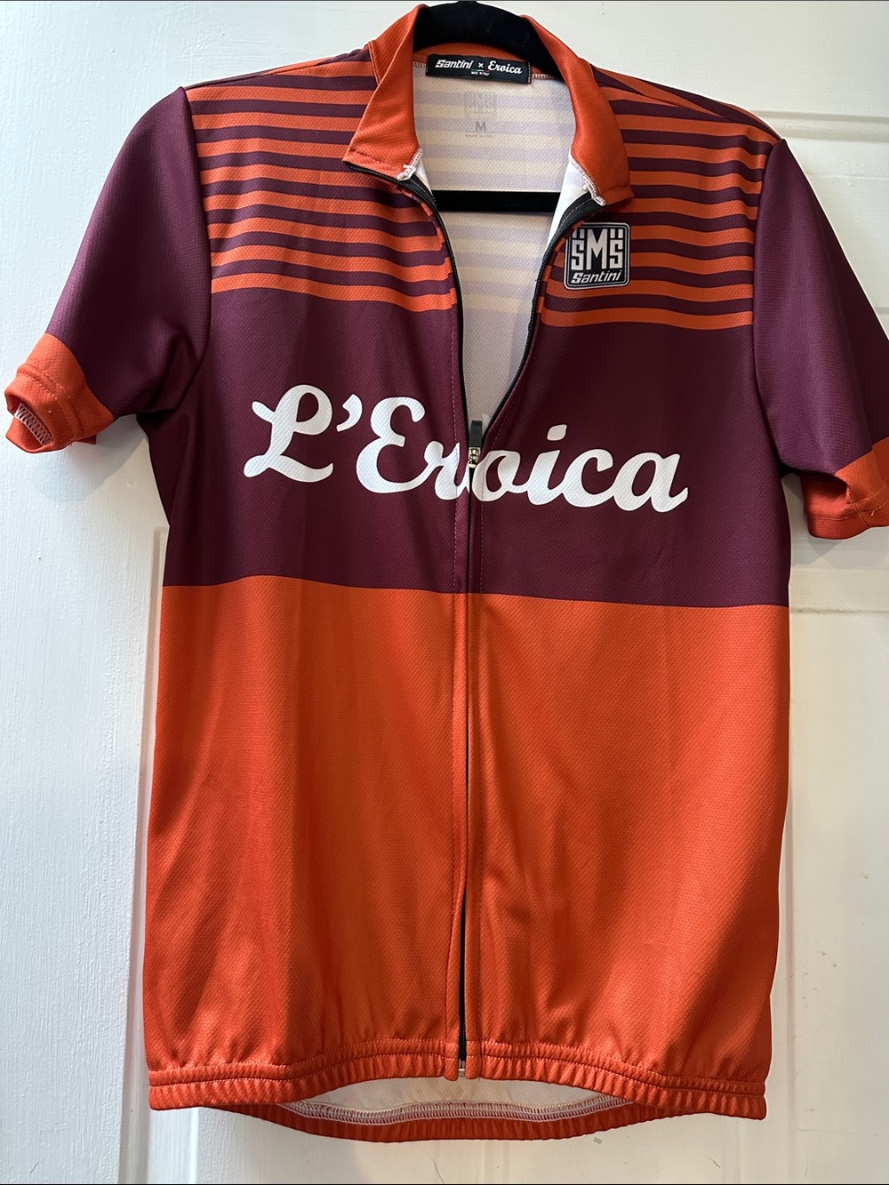 Vintage & Highly Collectible Santini L'Eroica "Gaiole in Chianti" cycling jersey